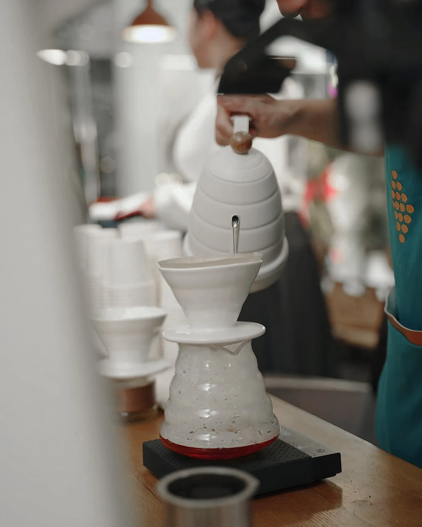 Khâu pha chế tại Kite Coffee