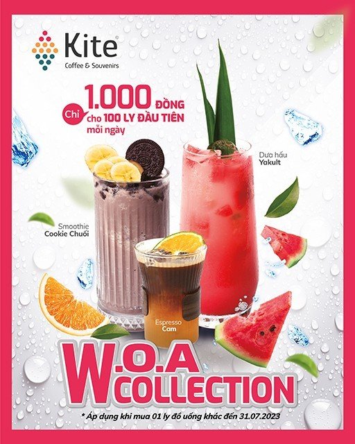 Kiet Coffee ra mắt W.O.A Collection